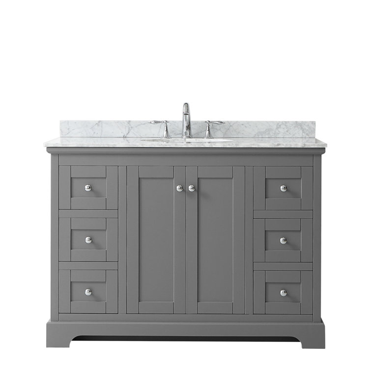 Wyndham Collection Avery 48" Single Bathroom Vanity Set Wayfair
